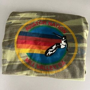 Aviator Nation -Camo Pullover -Large